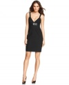 A buckled belt detail & exposed zipper adds edge to this little black MICHAEL Michael Kors dress -- a seasonless staple!