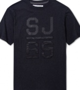 This Sean John graphic tee is simple and classy.