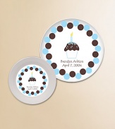 Mealtime will never be the same once your little ones have a personalized plate and bowl to sit down to...they'll be eager to sit down at their very own spot every time! And no worries about when the plate or bowl is dropped, since they're designed to withstand breakage.