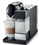 A brilliant brew ready in an instant! Simply pick your favorite pod, press a button and relax into the incredible flavors of gourmet coffee right at home. An included milk container tops each drink off with a burst of steamed or frothed milk. Model EN520SL.