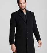 The Men's Store At Bloomingdale's Three-Button Overcoat