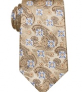 A sophisticated paisley instantly sets this Countess Mara tie apart from the stripes and solids.