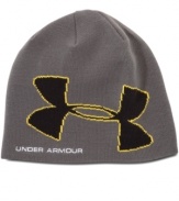 Show your Under Armour® pride with this oversized logo beanie.