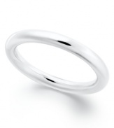 Celebrate your life together. This simple and stunning anniversary band by Hearts and Arrows is crafted in 14k white gold.