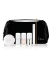 This limited edition collection of essentials for perfectly manicured nails includes Dior's best-selling Creme Apricot nail cream (0.35 oz.), deluxe sizes of Pelline cuticle emollient, Base Coat & Top Coat (0.24 oz. each) and an orange wood stick and nail file, all in a chic patent travel pouch. 