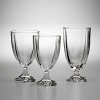 A modern twist on a classic crystal stem, this series is the perfect accompaniment to Villeroy & Boch's New Wave dinnerware. Each stem swirls from the flared square base and reflects unique prisms of light. Available in Wine, Goblet and Ice Beverage. Dishwasher safe.