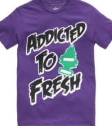 Freshen up with this cool graphic tee shirt from New World.