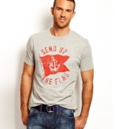 Set sail this summer with great style in this t-shirt from Nautica.