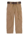 A classic style is updated in the New Cargo Pant, rendered in ripstop cotton with allover pockets.