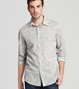 John Varvatos Paisley Sport Shirt - Slim Fit