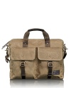 Engineered in wax-coated cotton canvas for lightweight travel with major durability, the Tumi T-Tech Icon collection offers understated designs that translate effectively into professional and relaxed environments alike. With a handsome silhouette, the brief boasts excellent organization pockets that store all your everyday essentials.