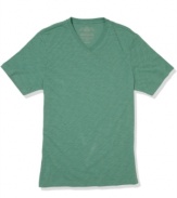 What a softie. Don't be afraid to show off your more gentle side in this super-soft slub t-shirt from American Rag.