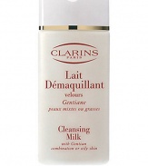 Cleansing Facial Milk with Gentian. The first step to beautiful skin. Formulated for combination or oily skin, this botanically-based milky lotion ensures that skin maintains the perfect balance while cleansing. Gently lifts surface impurities and make-up without causing irritation. Preserves skin's natural hydrolipidic film. Purifies skin by absorbing excess sebum and helps to tighten pores. 7.0 oz. Made in France. 