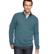 Add a little luxury to your day with this merino-wool blend sweater from Club Room.