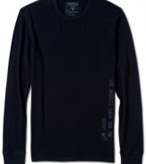 Great for layering or worn solo, this Guess thermal will keep you stylishly warm.