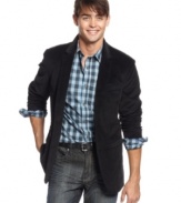 Sharpen up your style with this corduroy blazer from Kenneth Cole Reaction.