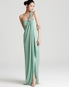 hoaglund New York gown - Embellished One Shoulder