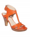 It's okay if you can't stay still. Nine West's Jump Around platform sandals strap on tight, so they're ready to roll.