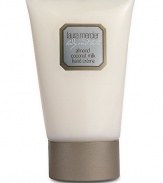 Almond Coconut Milk Hand Creme. A rich hand creme that never leaves a greasy film on the hands. Grape and olive oils soften and moisturize, while soy proteins rich in amino acids help in the repair process. Fragrance is fragrance rich with powdered sugar, vanilla extract and a hint of cinnamon. Includes notes of vanilla mousse as well as vanilla meringue. 2 oz. 