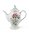 Serving pieces coordinate with the mix-and-match dinnerware for a complete customized collection. In varied floral and butterfly designs. Dishwasher safe. Height 10.5. Qualifies for Rebate