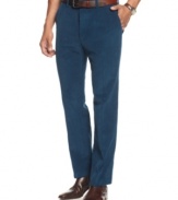 Add some texture to your casual Friday style with these corduroy pants from Tallia Orange.