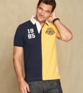 This rugby polo shirt from Tommy Hilfiger is field-ready fashion for fall.