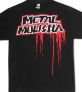 Join up with to combat boring t-shirt style with this shirt from Metal Mulisha.