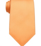 Brighten up with the citrus punch of this silk tie from Tasso Elba.