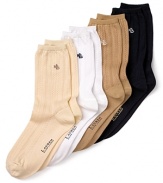 Classic vertical texture trouser socks from Ralph Lauren.