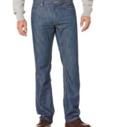 Not one for gambling on style? These jeans from Perry Ellis are always a safe bet for style.