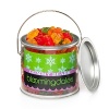 Gummy Treats by Bloomingdale's. The adorable, colorful and delicious treats come in cute little paint cans (just right for carrying) filled with your choice of Gummy bears, Gummy cherries, Gummy frogs, swirly Gummy bears, Gummy strawberries and cream, Swedish fish, bright sour worms, Jelly Belly fruit sour stars and Jelly Belly 49 flavors.