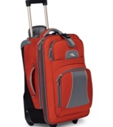 Taking travel performance to a higher level, High Sierra's Elevate upright pairs the latest in lightweight technology with cargo-friendly, expandable compartments and smart organizational features that help lighten the load. Limited lifetime warranty. (Clearance)