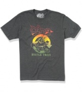 You're a hustler, baby. This cool, casual t-shirt from LRG will always keep up with you.