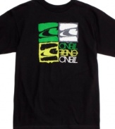 Add some artistic appeal to your closet with this modern graphic tee shirt from O'Neill.