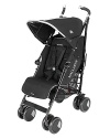 The Techno XT is Maclaren's high-tech stroller, offering up superior comfort, performance and sporty style. At about 15 pounds, it's very lightweight, offering up 4 seating positions, a UV protected window and plenty of storage space.