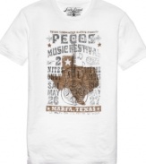 Say you were there to rock with this graphic t-shirt from Lucky Brand.