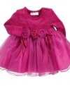 Simply precious is this dress by Bonnie Baby.