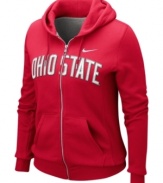 Spread the spirit and cheer on your favorite team with this NCAA Ohio State Buckeyes hoodie from Nike.