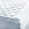 Thanks to a breakthrough in fabric technology, this soft cotton cover is highly water and stain resistant, without compromising the hand of the cloth. An extremely long lasting mattress pad that will protect your mattress for years to come, it's filled with ten ounces of high quality polyester fill.