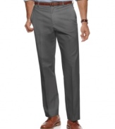 From your desk to dockside, these twill pants from Perry Ellis are a versatile addition to your wardrobe.