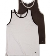 Keep your cool even as the mercury rises with this soft slub tank from Univibe.