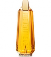 In 2005, Thierry Mugler unveiled a precious and fascinating amethyst stone that celebrated a mysterious goddess from elsewhere. Now, in 2012, a new solar goddess is born, revealing the supreme fragrance of extraordinary femininity. This rich, bewitching nectar is captured inside an everlasting drop of gold that radiates a divine mystical energy. ALIEN Essence Absolue is a modern and decadent interpretation of ALIEN that will indulge the solar goddess in every woman. Made in France. 2 oz. 