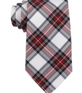 Tartan plaid from Tommy Hilfiger keeps any outfit on target.