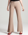 Update your workweek collection with these Theory flare leg pants--a trend-right silhouette in a neutral hue for a season of sophisticated styles.