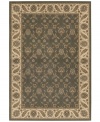 Soft, muted greens and earthy tones collect to create an intricately crafted Persian-inspired design in this Sedhan area rug from Couristan. Wilton-loomed of Couristan's own Courtron™ ultra-fine polypropylene to give this rug a thick pile, lustrous finish and ultimate durability.