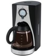 Get a boost of your favorite blend when you need it most with a specialized pause 'n serve feature that fills up your cup even if the brew isn't through. Coffee is best when fresh and an automatic timer keeps tabs on your pot, so every cup bursts with incredibly rich flavor catered to your tastes. 1-year limited warranty. Model BVMC-LMX27.