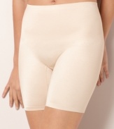 Achieve the silhouette you desire for form-fitting fashions with Wacoal's high waist, long leg shaper. Targeted panels smooth and control with minimal seaming. Style #805158