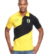 Use preppy style to give props to your favorite country in this polo shirt from Puma.