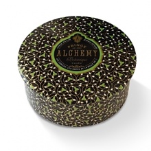 Indulge in the luxurious fragrance of jasmine and lime with this fine candle, housed in a metallic tin that's alluringly adorned with a decorative print.