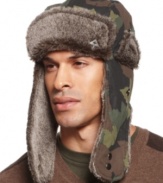 BRrrr! When its extremely cold outside, LRG's trapper hat will keep your head comfortably warm as you trek through the snow.